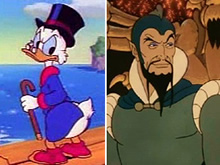 Scrooge McDuck and Ming the Merciless