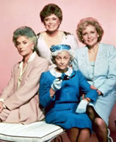An early promotional photo of The Golden Girls on NBC