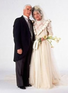 Dorothy and Lucas wed on The Golden Girls
