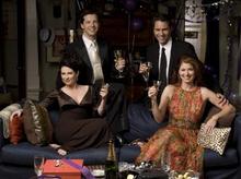 Will & Grace actors make a toast
