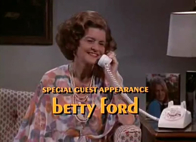 Betty Ford on Mary Tyler Moore Show