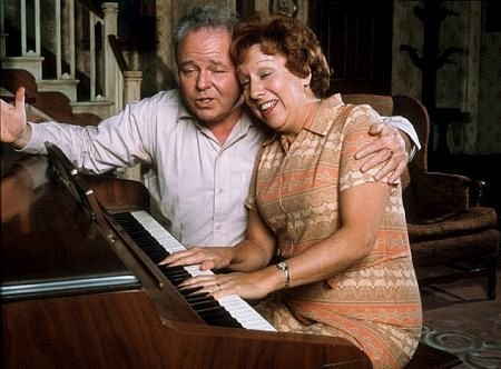 Jean Stapleton and Carroll O'Connor