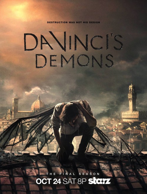Da Vinci's Demons TV show on Starz: canceled, no season 4