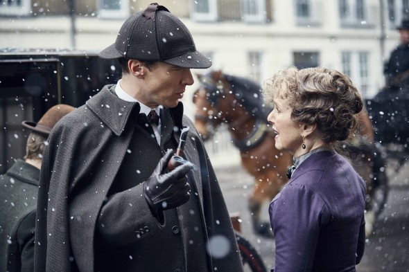 Sherlock TV show on BBC One and PBS; Sherlock: the Abominable Bride; Victorian special episode