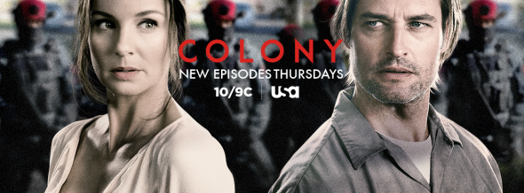 Colony TV show on USA Network: ratings (cancel or renew?)