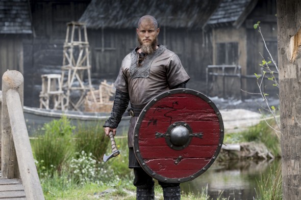 Vikings TV show on History: season 4 (canceled or renewed?) Travis Fimmel as King Ragnar