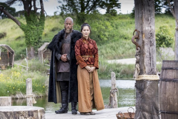 Vikings TV show on History: season four (canceled or renewed?) Travis Fimmel and Dianne Doan