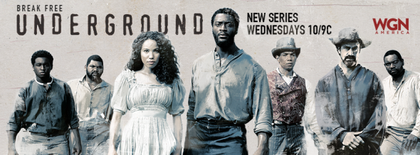 Underground TV show on WGN America: ratings (cancel or renew?)