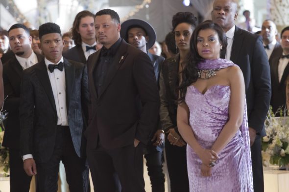 EMPIRE: Pictured L-R: Bryshere Gray, Terrence Howard, AzMarie Livingston, and Taraji P. Henson in the "Past is Prologue" season finale episode of EMPIRE airing Wednesday, May 18 (9:00-10:00 PM ET/PT) on FOX. ©2016 Fox Broadcasting Co. CR:  Chuck Hodes/FOX