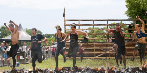 Check out photos of Friday Night Lights TV series stars Taylor Taylor Kitsch (Tim Riggins), Minka Kelly (Lyla Garrity), Zach Gilford (Matt Saracen), and Aimee Teegarden (Julie Taylor), reuniting outside Chicago, for a Spartan Race on June 11th.
