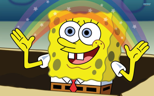 Spongebob Squarepants TV show on Nickelodeon