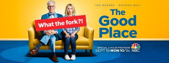 The Good Place TV show on NBC: ratings (cancel or renew for season 2?)