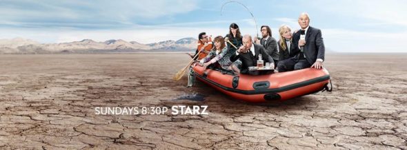 Blunt Talk TV show on Starz: ratings (cancel or season 3?)