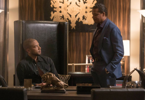 EMPIRE: Pictured L-R: Jussie Smollett and Terrence Howard in the "One Before Another" episode of EMPIRE airing Wednesday, Nov. 2 (9:00-10:00 PM ET/PT) on FOX. ©2016 Fox Broadcasting Co. CR: Jean Whiteside/FOX