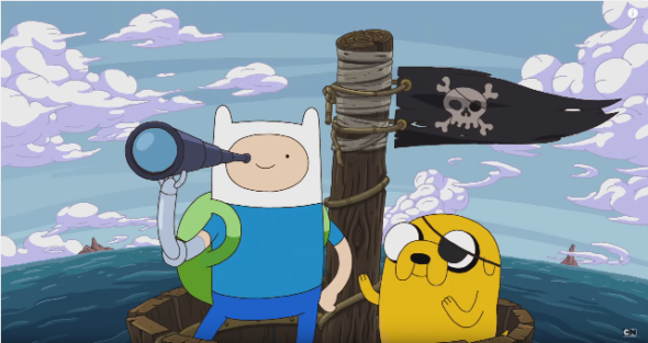 Adventure Time TV show on Cartoon Network