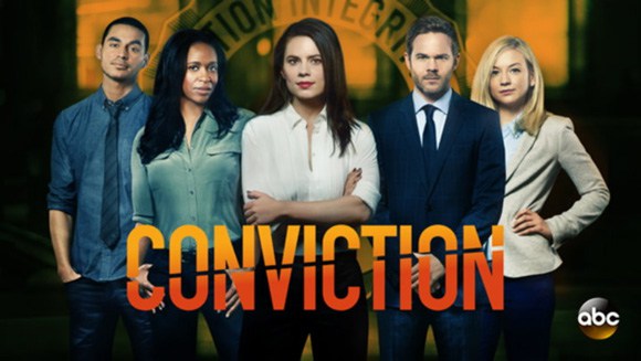 Conviction TV show on ABC: canceled, no season 2