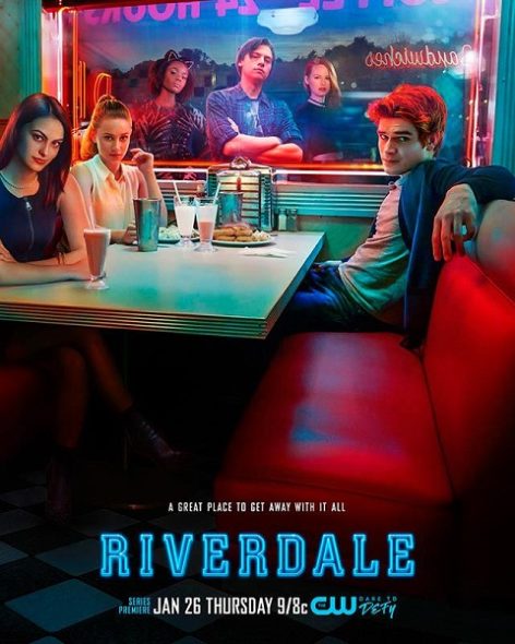 Riverdale TV show on The CW: season 1 key art poster (canceled or renewed?) Riverdale TV show on The CW: season 1 (canceled or renewed?)