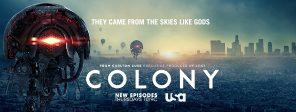 Colony TV show on USA Network: ratings (cancel or season 3?)