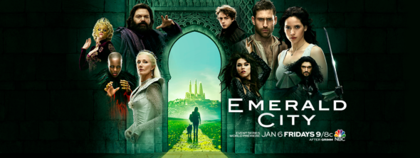 Emerald City TV show on NBC: ratings (cancel or season 2?)