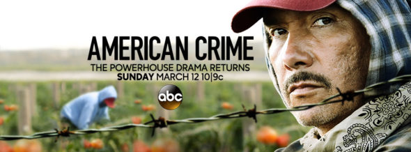 American Crime TV show on ABC: ratings (cancel or season 4?)