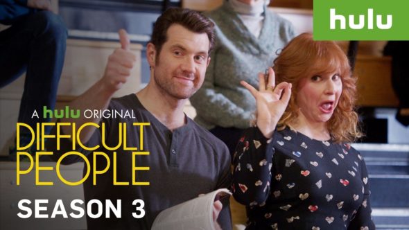 Difficult People TV show on Hulu: season 3 premiere release date (canceled or renewed?)