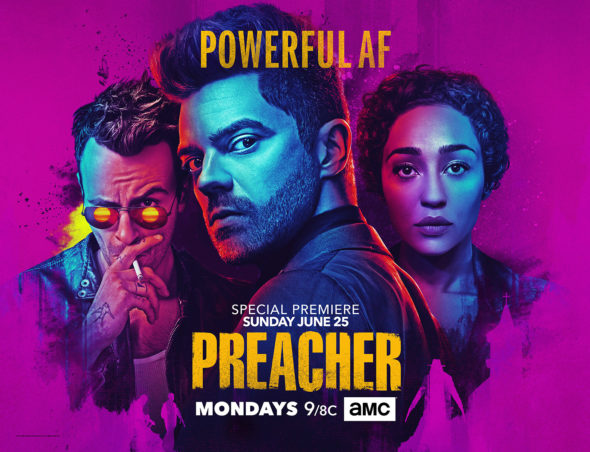 Preacher TV show on AMC: season 2 ratings (canceled or renewed for season 3?)