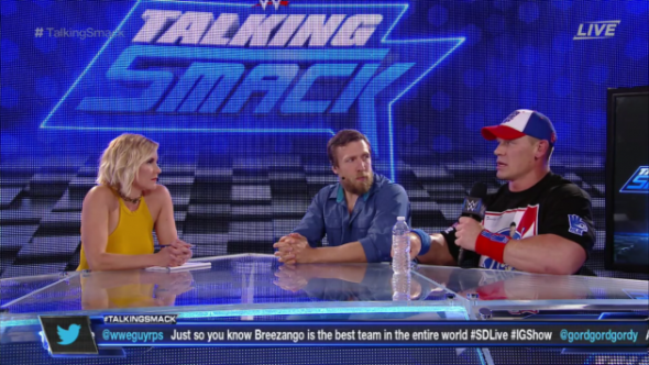 Talking Smack TV show on WWE: canceled, no season 2.