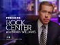 NBC TV series Rock Center with Brian Williams
