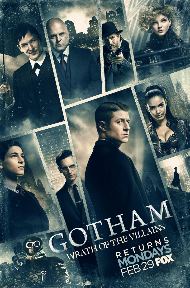 Gotham FOX Teases Season Two Return with New Artwork canceled