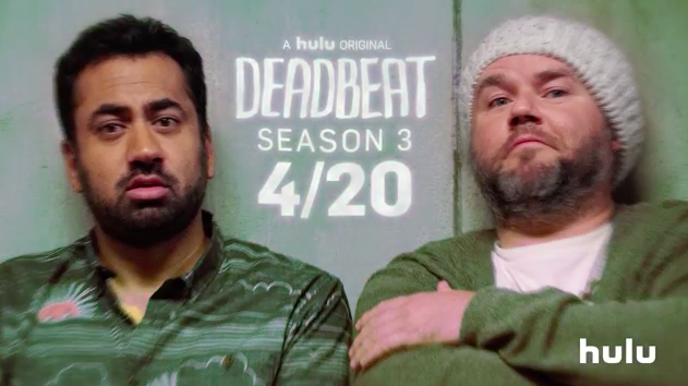 Deadbeat: Season Three Launches 4/20 on Hulu - canceled + renewed TV ...