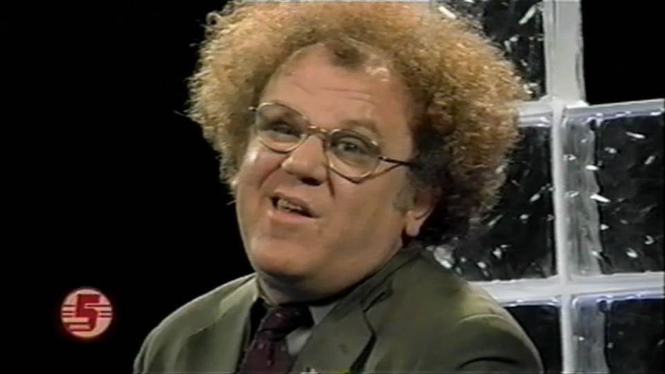 With Steve Brule.