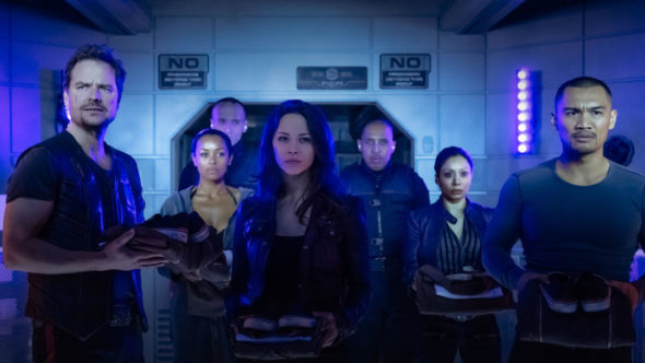 Dark Matter TV show on Syfy: season 2 (canceled or renewed?). Franka Potente joins Dark Matter season two.