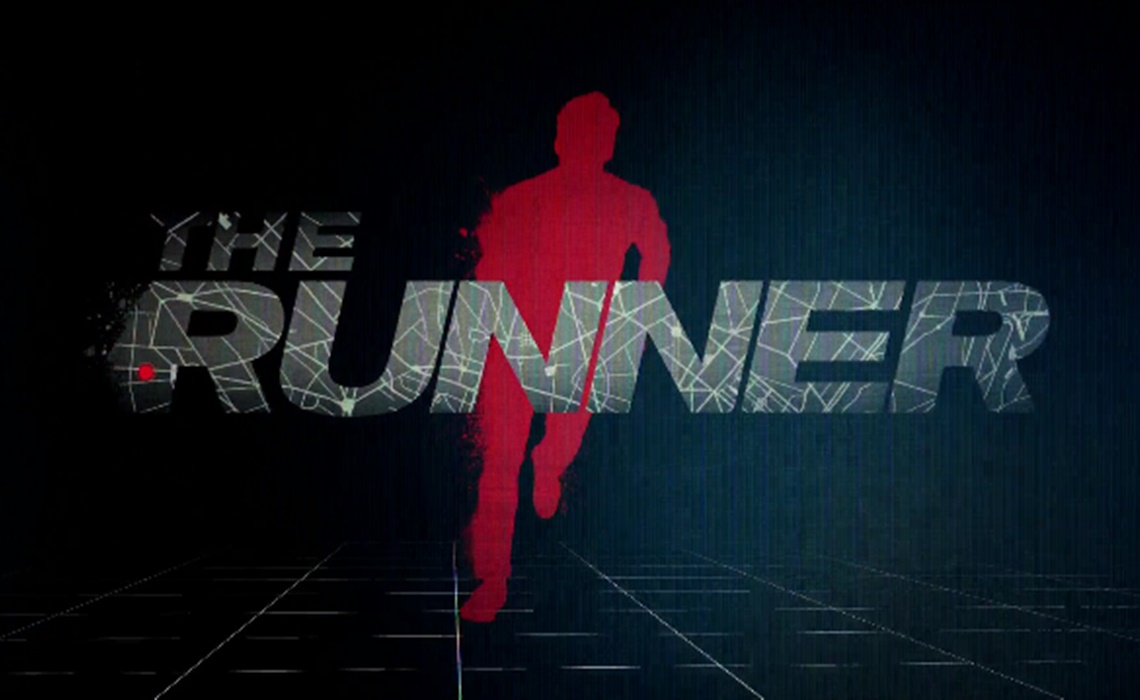 Came run s. The Runner. Show Run. TV Series logo Blue. 90go.