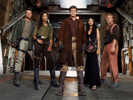 Firefly TV show on FOX: canceled, no season 2.