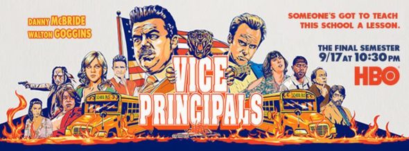 Vice Principals TV show on HBO: season 2 ratings (canceled or season 3?)