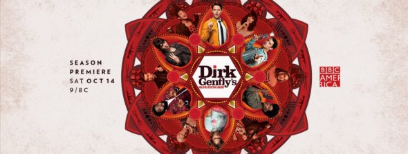 Dirk Gently's Holistic Detective Agency TV show on BBC America: season 2 ratings (cancel renew season 3?)