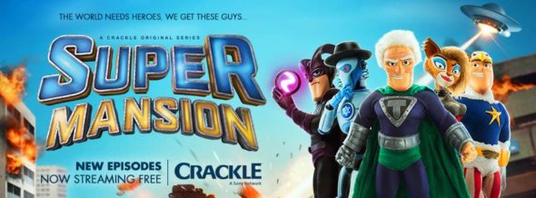 SuperMansion TV show on Crackle: canceled or season 4? (release date); Vulture Watch