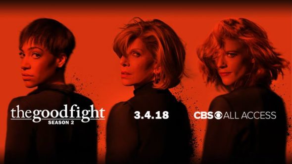 The Good Fight TV show on CBS All Access: season 2 viewer votes episode ratings (cancel renew season 3?)