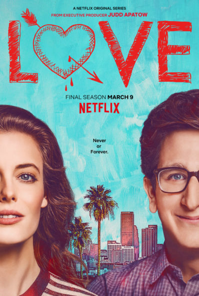 Love TV show on Netflix: season 3 viewer votes episode ratings (Love: canceled, no season 4)