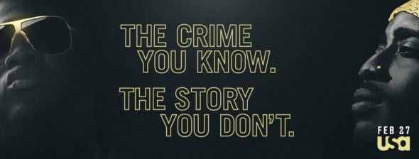 Unsolved: The Murders of Tupac and the Notorious BIG TV show on USA Network: season 1 ratings (cancel or renew season 2?)