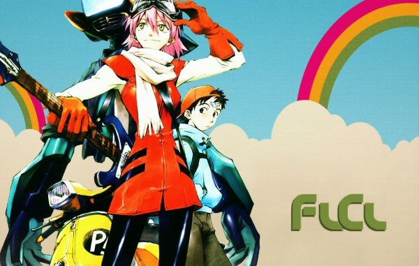 Mamimi Samejima FlCL Fooly Cooly Furi Kuri Retro Colour Stripe Anime Manga  Design | Gift T-Shirt | Anime T-Shirt