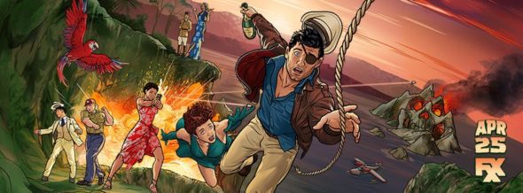 Archer TV show on FXX: season 9 ratings (canceled renewed season 10?); Archer season nine key art