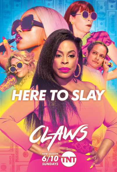 Claws TV show on TNT: season 2 viewer votes episode ratings (cancel renew season 3?)