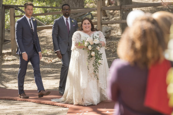 Release date; This Is Us TV show on NBC: season 3 premiere date (canceled or renewed?); Pictured: (l-r) Justin Hartley as Kevin, Sterling K. Brown as Randall, Chrissy Metz as Kate