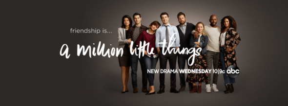 A Million Little Things TV show on ABC: season 1 ratings (canceled or renewed season 2?)