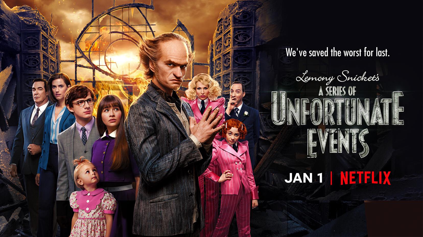 A Series of Unfortunate Events TV Show on Netflix Season 3 Viewer