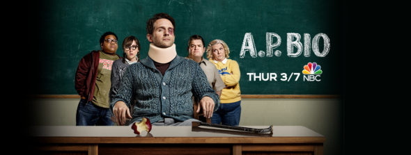 AP BIO TV show on NBC: season 2 ratings (canceled or renewed season 3?); A.P. Bio