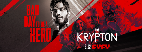 Krypton TV show on Syfy: season 2 ratings (canceled or renewed season 3?)