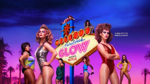 GLOW TV show on Netflix: season 3 viewer votes (cancel renew season 4?)