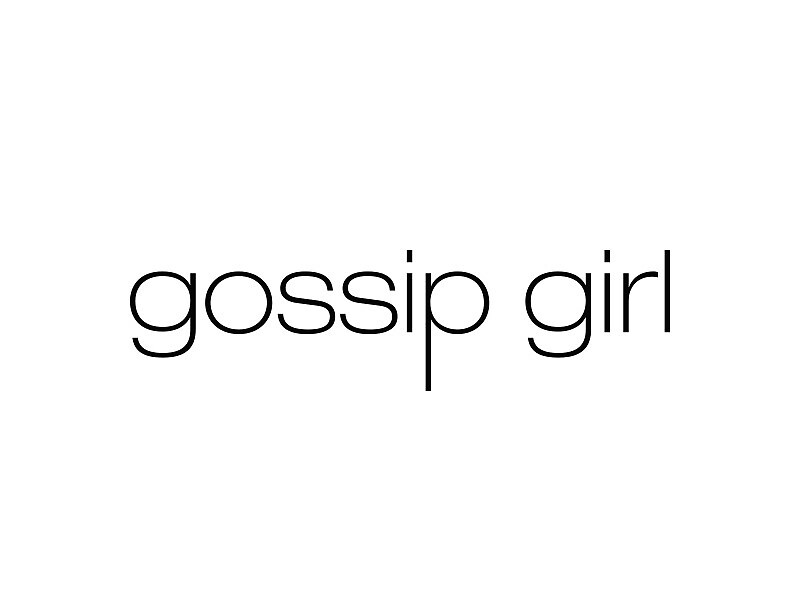 gossip girl logo font